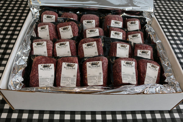 Ground Beef Boxes